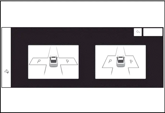 Registering a parking space - Toyota Prius