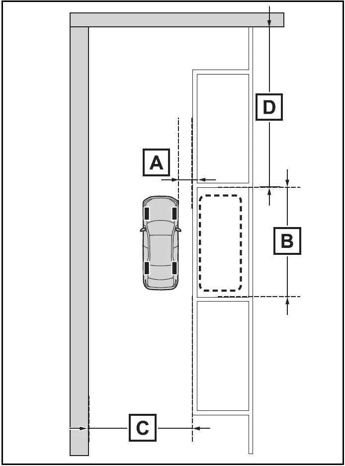 If there are parking space lines