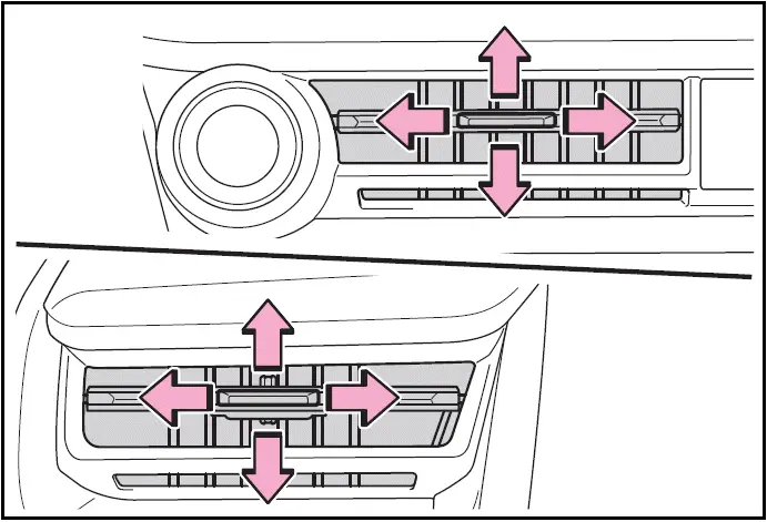 Adjusting the air flow direction