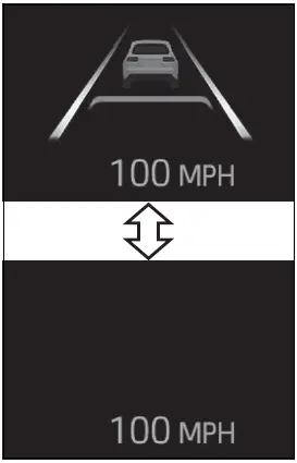 Indicator Toyota Prius 2024 - Vehicle-to-vehicle distance setting