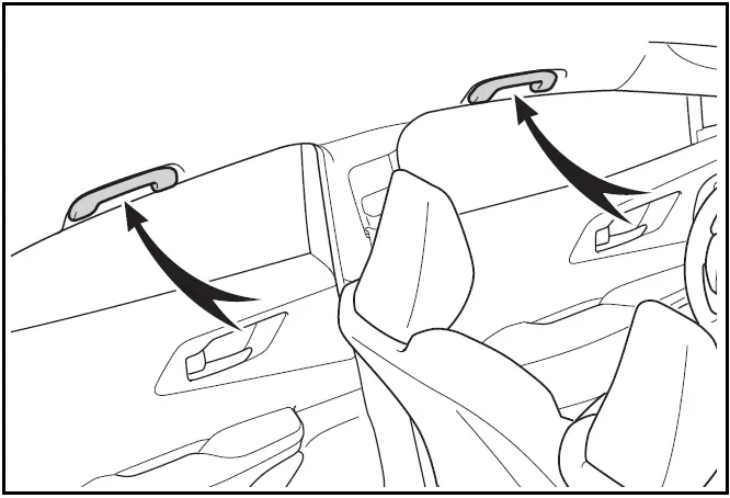 2024-2025 Toyota Prius - Assist grips