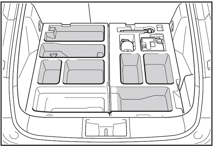 Deck under tray | Toyota Prius 2024