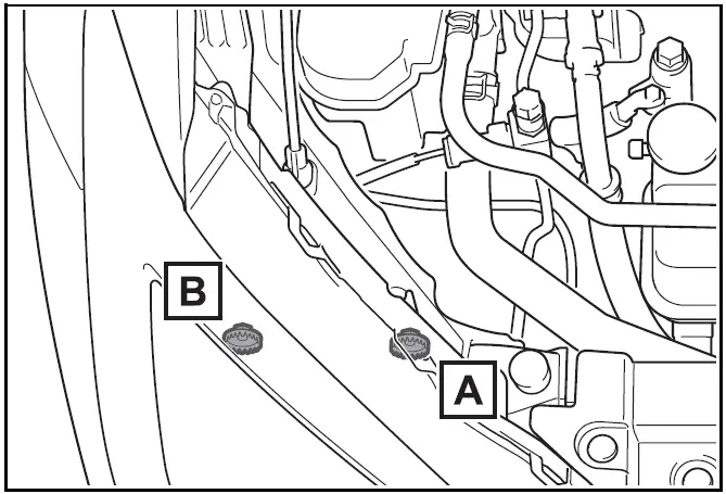 Vertical movement adjusting bolts | Toyota Prius 2024-25