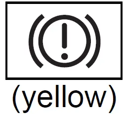 Brake system warning light (warning buzzer) (yellow) | Toyota Prius 2024