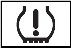 Tire pressure warning light (warning buzzer) | Toyota Prius 2024