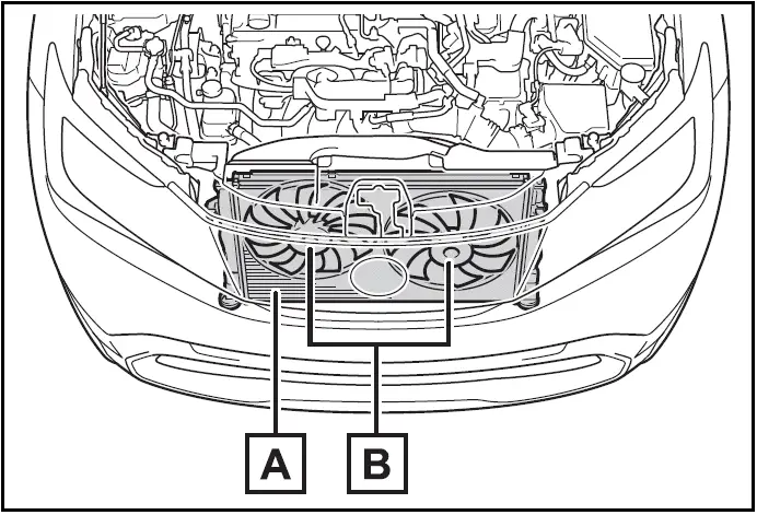 If "Hybrid System Overheated Output Power Reduced" is shown on the multi-information display