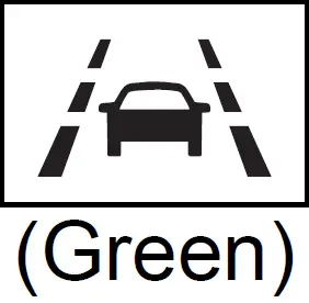 LTA indicator (Green) - Toyota Prius 2024-2025