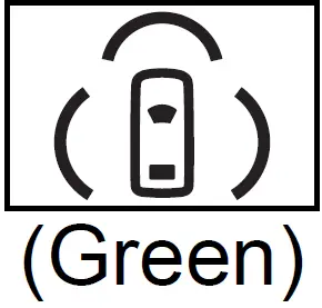 PDA indicator (Green) - Toyota Prius 2024-2025