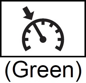 Cruise control indicator (Green) - Toyota Prius 2024-2025