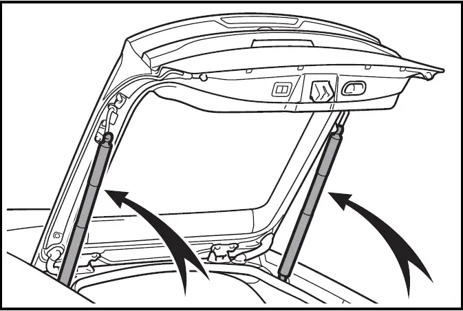 Back door spindles -  Toyota Prius 2025-2025