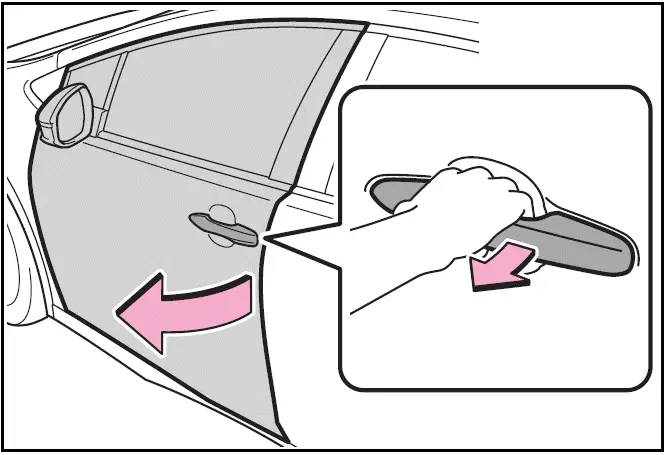 2024 Toyota Prius - Opening the front door