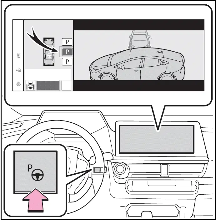 Perpendicular parking (forward/reverse) function