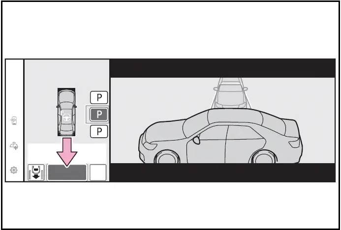 Perpendicular parking (forward/reverse) function