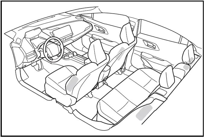 When the surface of a seat with an SRS side airbag is scratched, cracked, or otherwise damaged