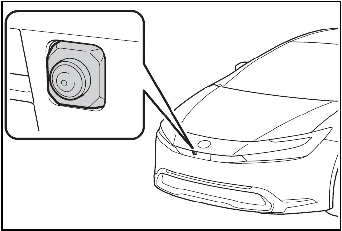 Front camera - Toyota Prius 2024-2025