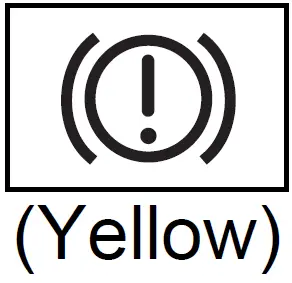 Toyota Prius (2024-2025) - Yellow Brake system warning light