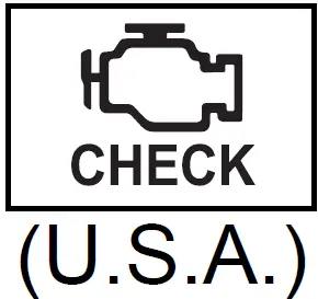 Toyota Prius (2024-2025) - Malfunction indicator lamp USA