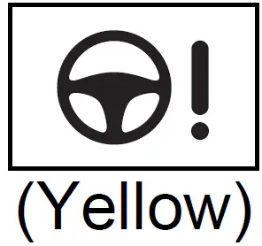 Toyota Prius (2024-2025) - Electric power steering system warning light (Yellow)